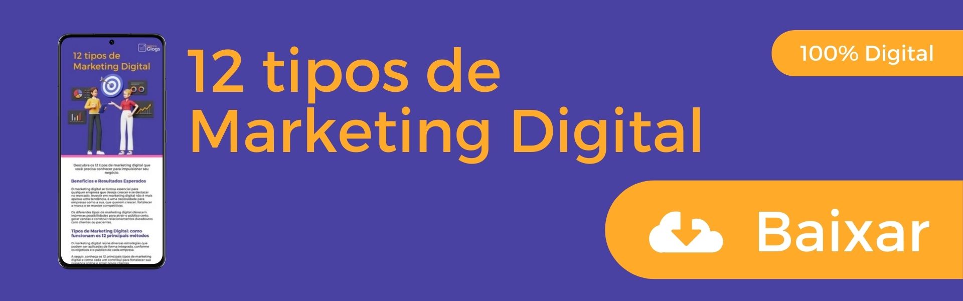 Banner CTA 12 tipos de marketing